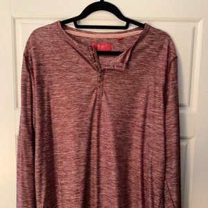 Bruno Long Sleeve Henley Shirt *SUPER SOFT*